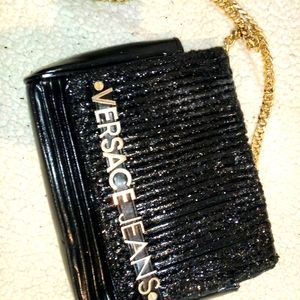 Versace Jeans Glitter Crossbody Purse